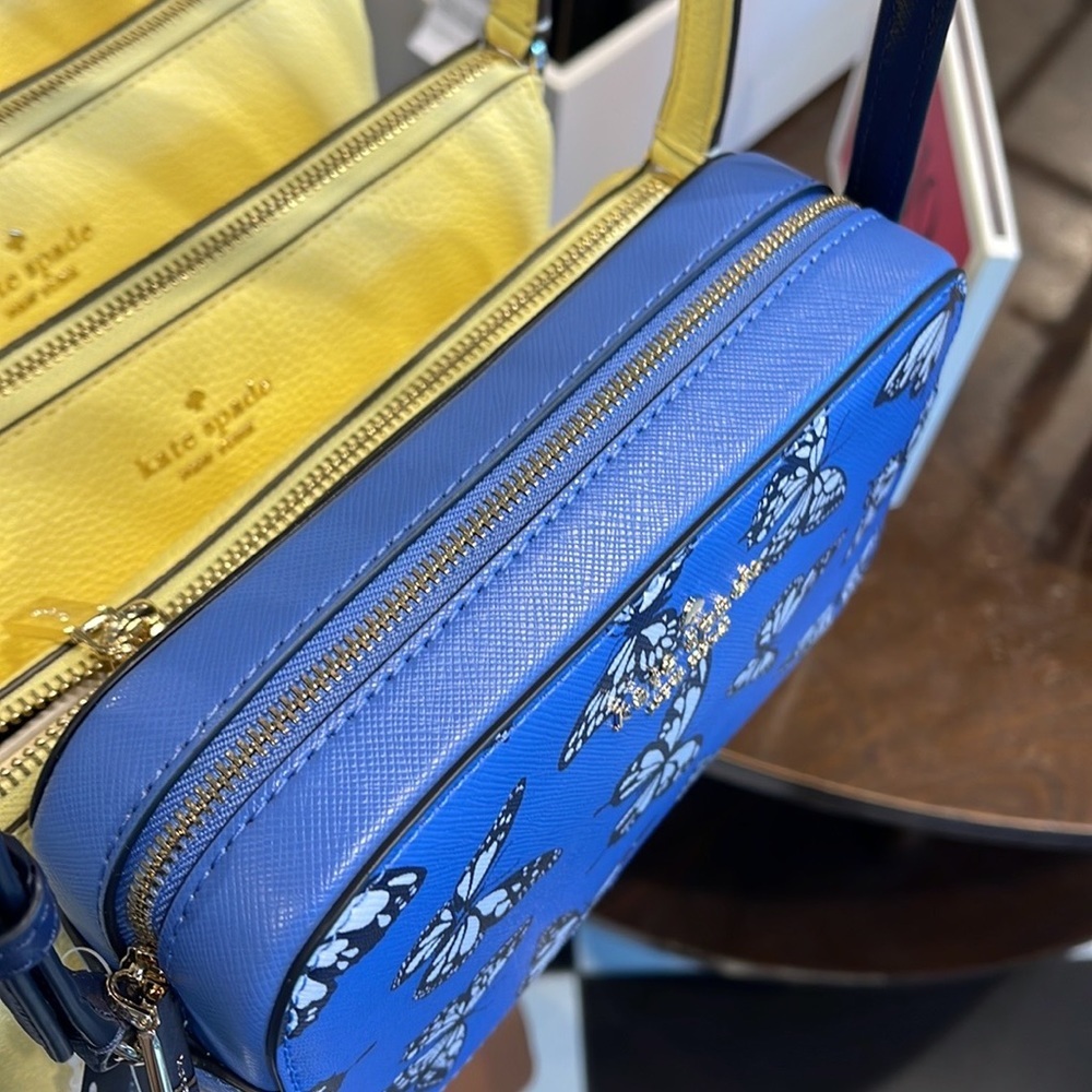 Kate Spade Staci Butterfly Sky Printed Mini Camera Bag, 
Blue Multi 
NWT - Picture 10 of 16